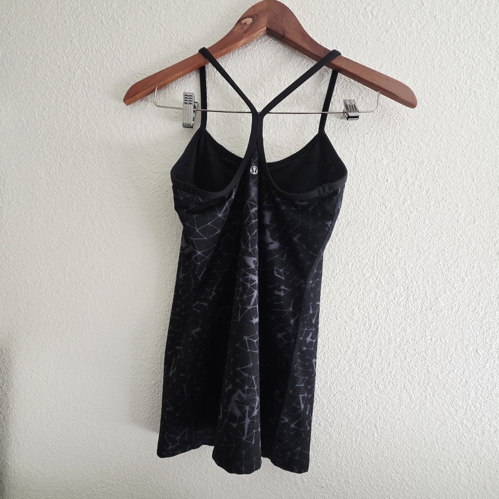 Lululemon Power Y Tank Luon Star Crushed Black 4 - Picture 2 of 9